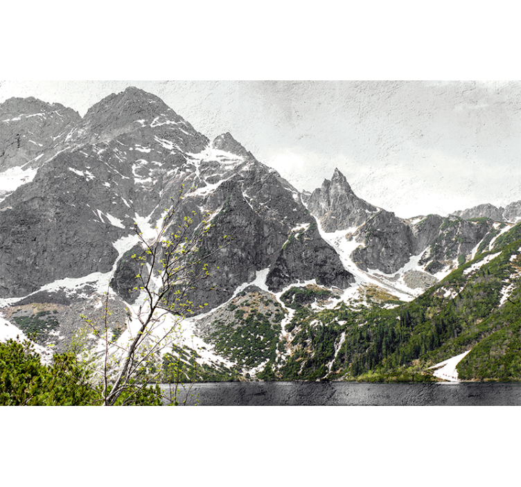 Store enrouleur salon montagne polonaise zakopane - TenStickers