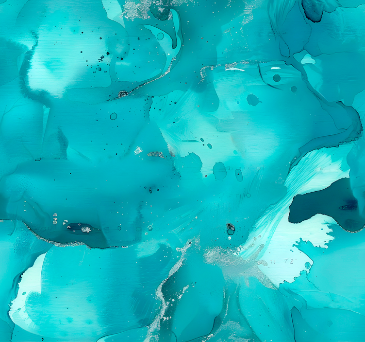 Store enrouleur bleu vagues bleues - TenStickers