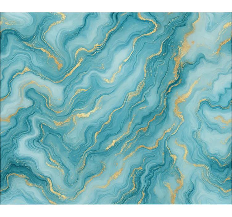 Store enrouleur bleu marbre bleu clair - TenStickers