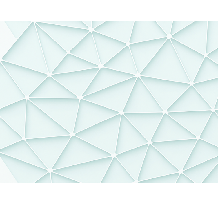 Store enrouleur bleu design triangle abstrait - TenStickers