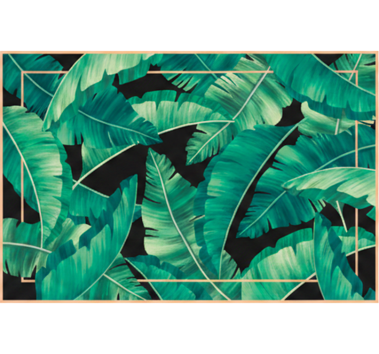 Store enrouleur vert feuillage vert foncé - TenStickers