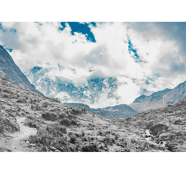 Store enrouleur salon col de salkantay enneigé - TenStickers