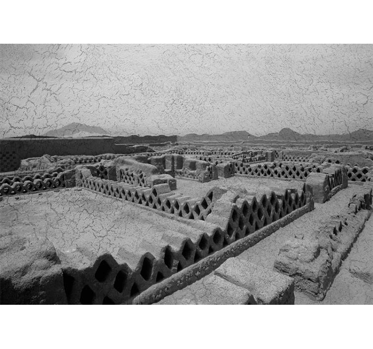 Store enrouleur salon ruines de chan chan - TenStickers