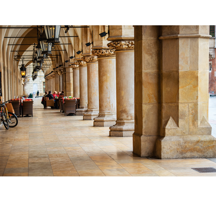 Store enrouleur salon café à cracovie - TenStickers