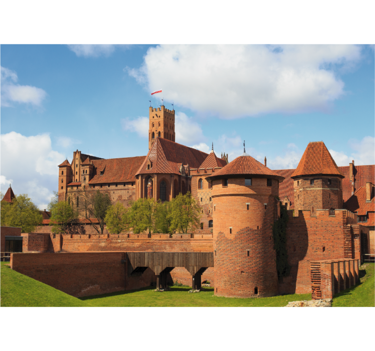 Store enrouleur salon château de malbork - TenStickers