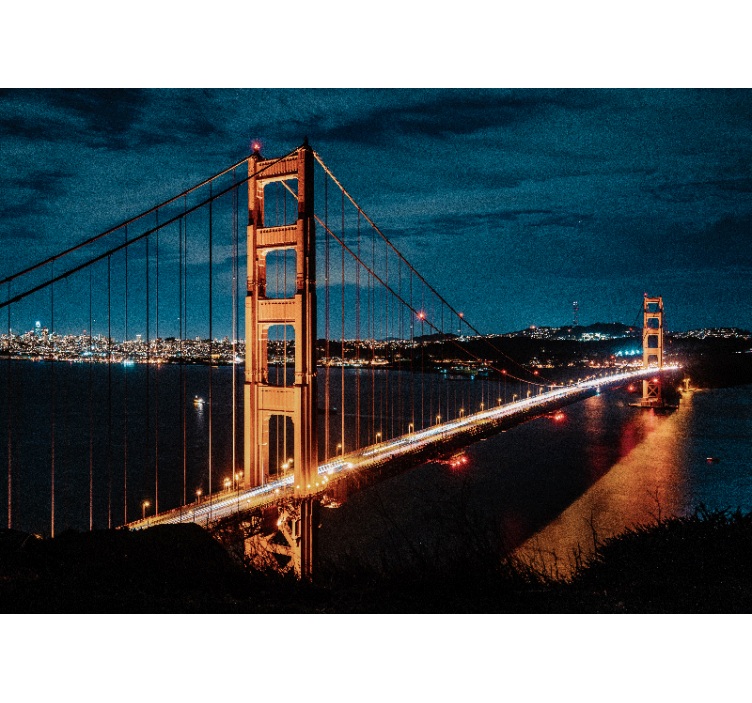 Store enrouleur salon soirée au golden gate - TenStickers