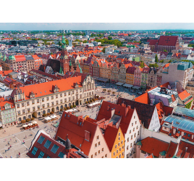 Store enrouleur salon panorama de wrocław - TenStickers