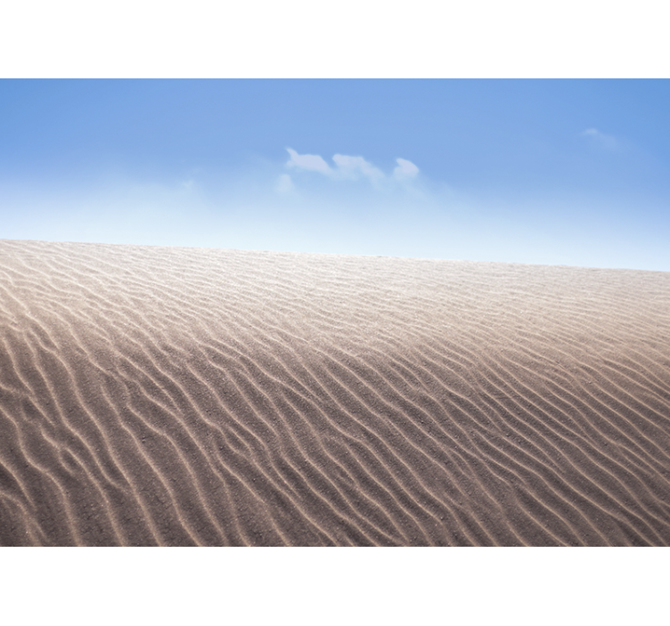 Store enrouleur salon lignes sur le sable du désert - TenStickers