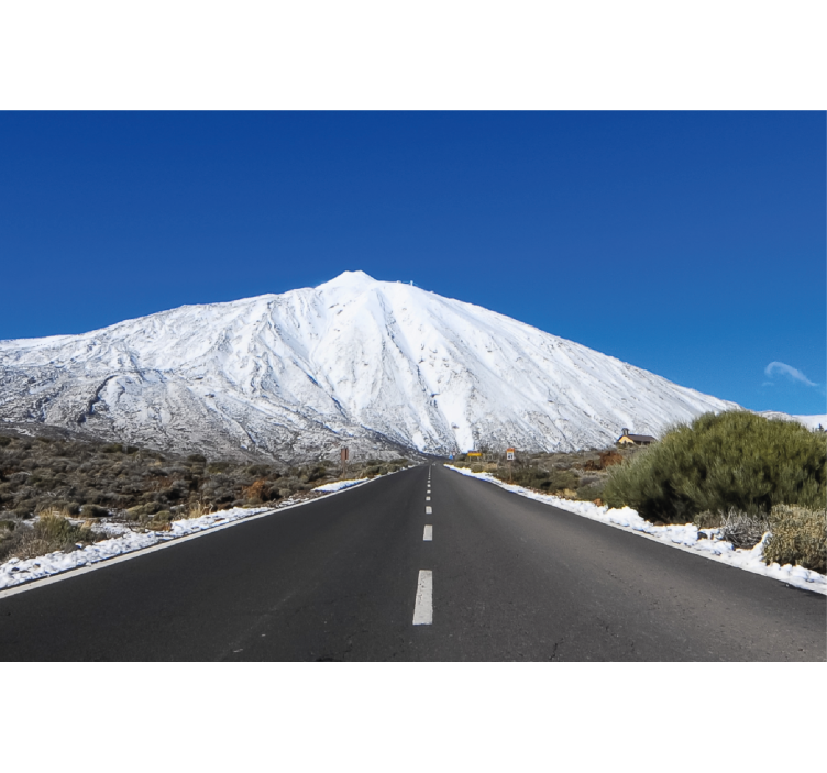 Store enrouleur salon route vers le teide - TenStickers
