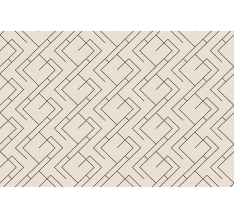 Store enrouleur salon design style mid-century - TenStickers