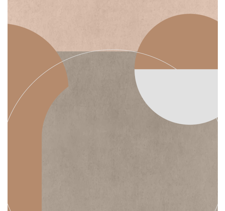 Store enrouleur salon style géométrique irrégulier - TenStickers