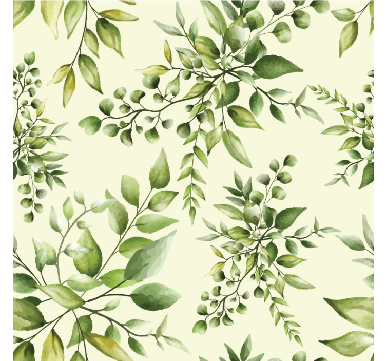 Store enrouleur salon feuilles tropicales luxuriantes - TenStickers