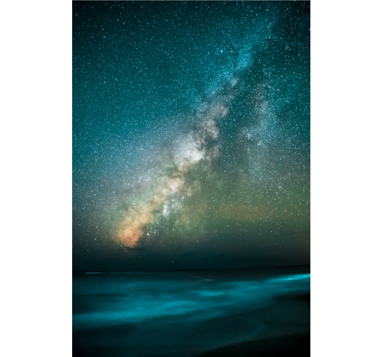 Store enrouleur salon ciel nocturne fascinant - TenStickers