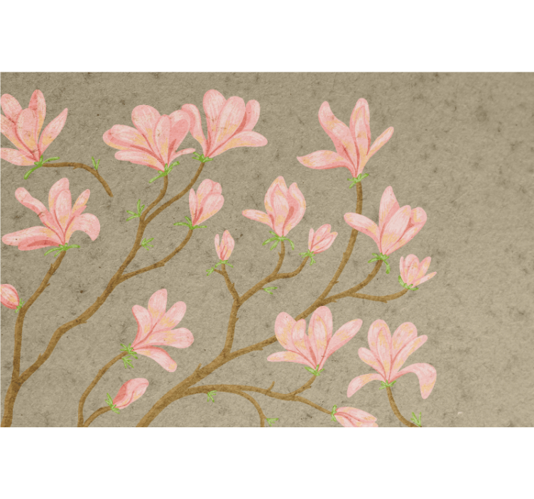 Store enrouleur salon style vintage magnolia - TenStickers