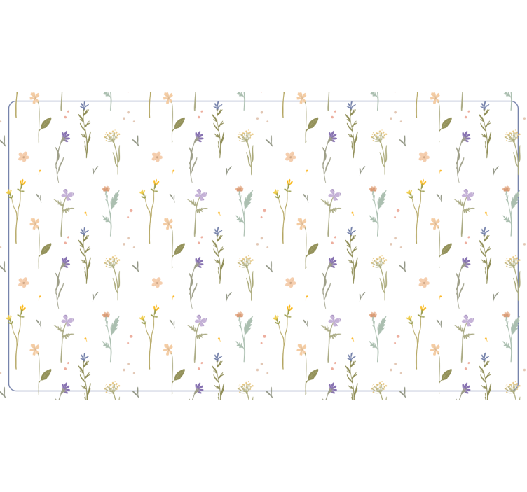 Store enrouleur blanc branches printanières petites - TenStickers