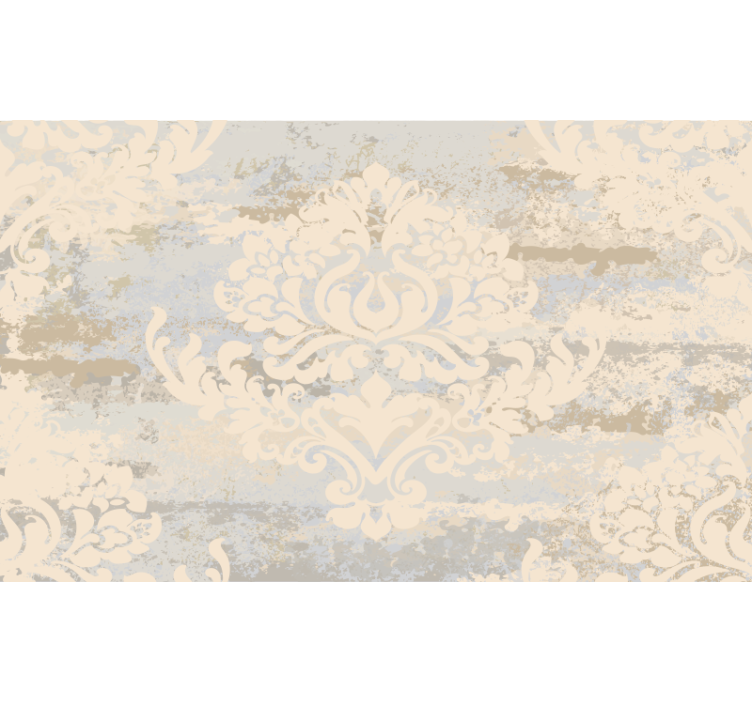 Store enrouleur beige motif mosaïque crème - TenStickers