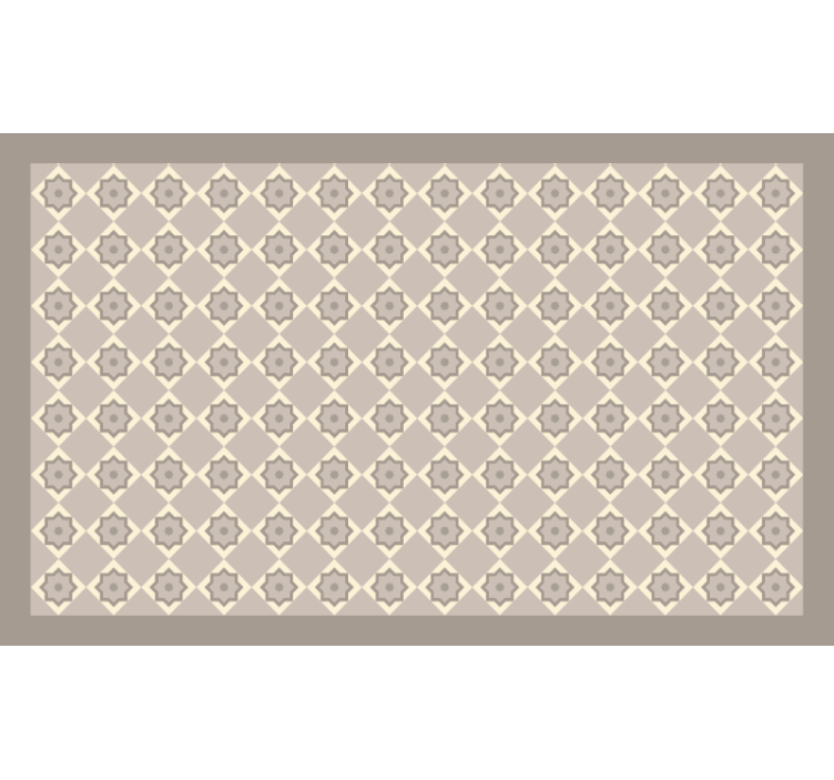Store enrouleur beige carreaux de ciment beige - TenStickers