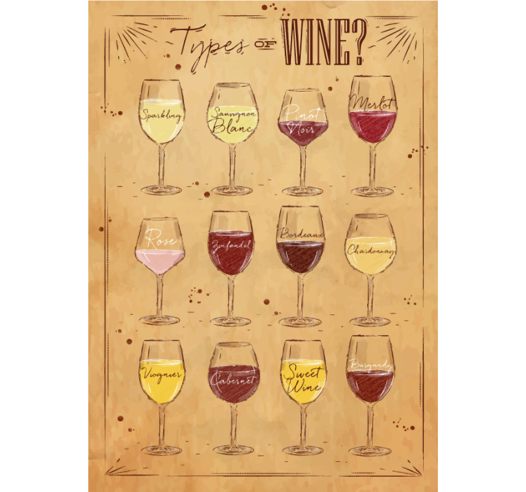 Store enrouleur beige type de vins beige - TenStickers