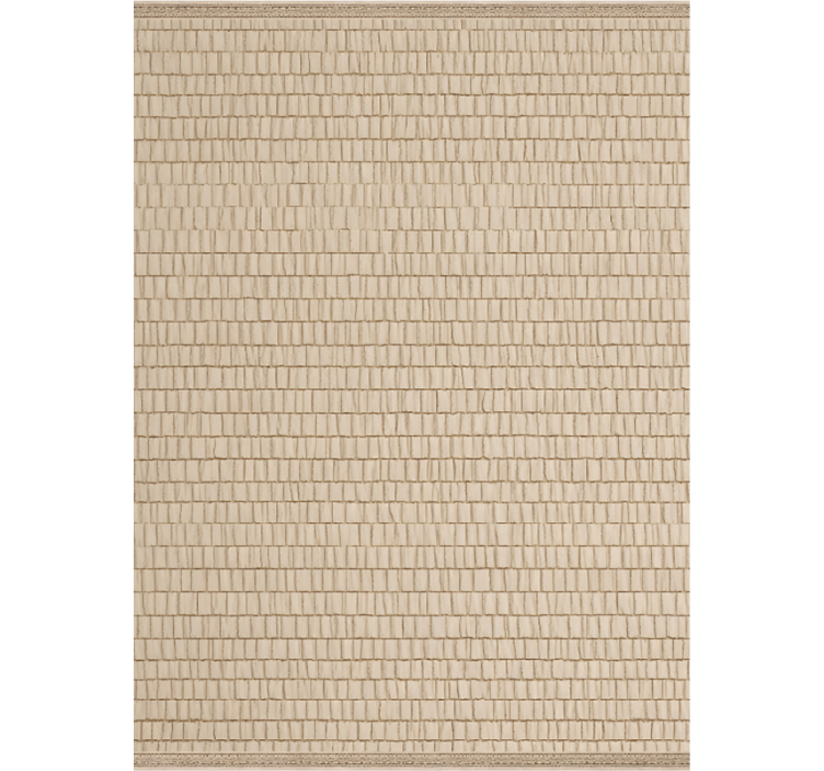 Store enrouleur beige texture en rotin tissé - TenStickers