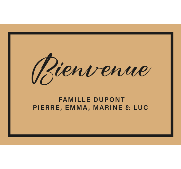 Store enrouleur beige bienvenue chez nous - TenStickers