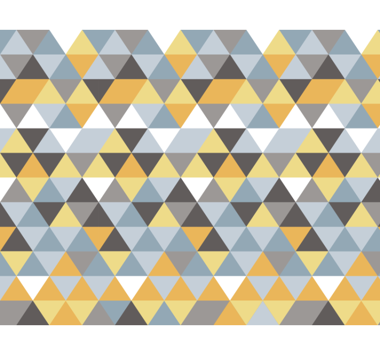 Store enrouleur chambre motif triangle scandinave - TenStickers