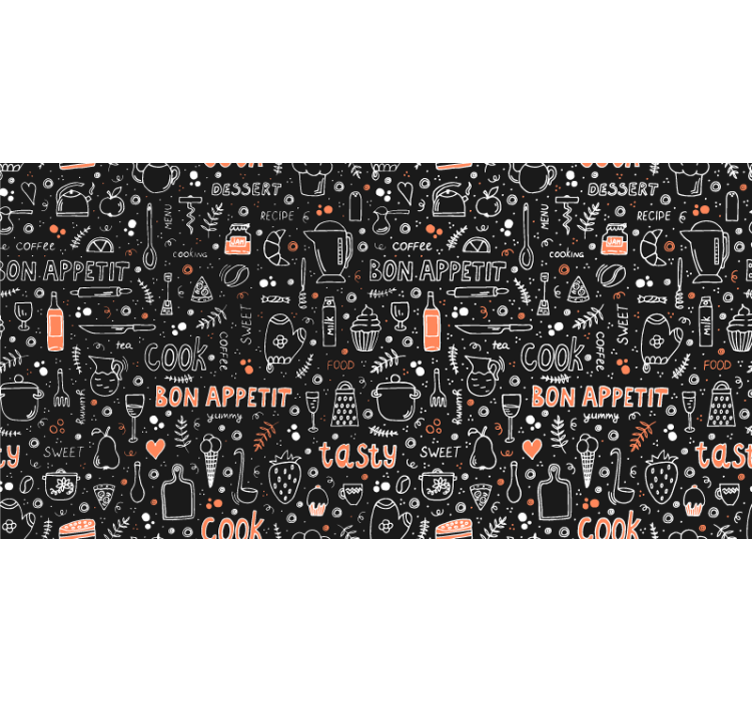 Store enrouleur chambre motif bon appétit - TenStickers