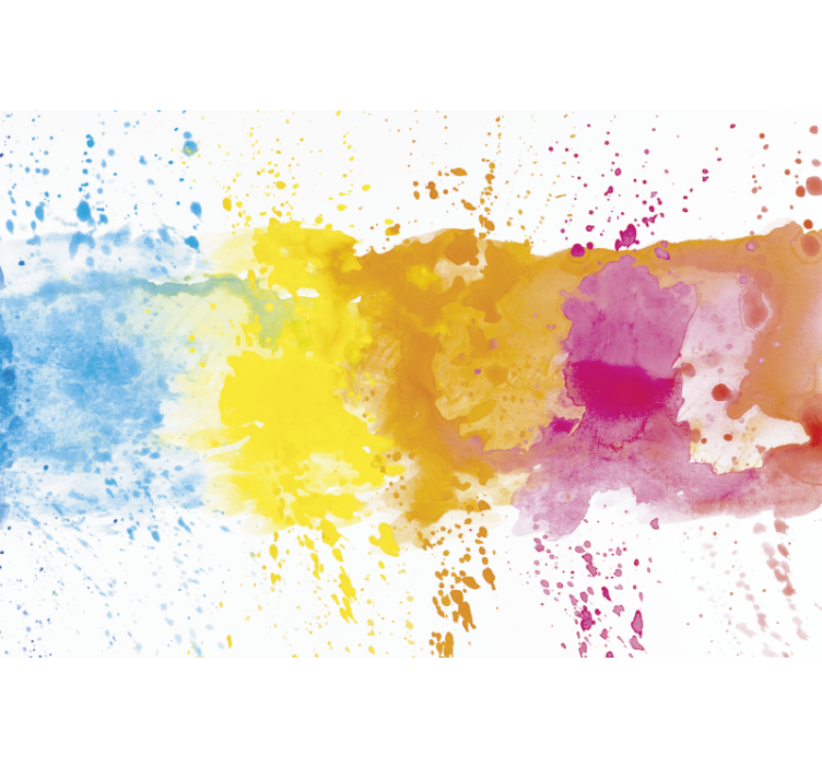 Store enrouleur chambre surface éclaboussée colorée - TenStickers