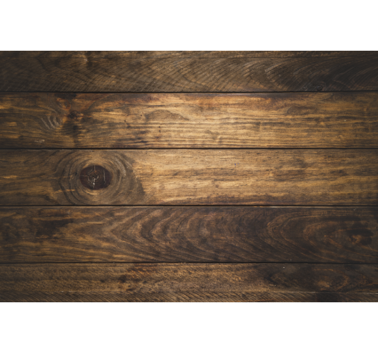 Store enrouleur chambre planches en bois marron - TenStickers