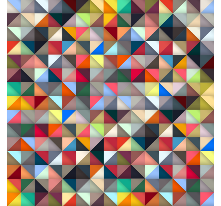 Store enrouleur chambre mosaïque colorée - TenStickers