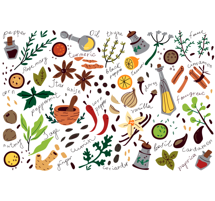 Store enrouleur chambre assaisonnement décoratif - TenStickers