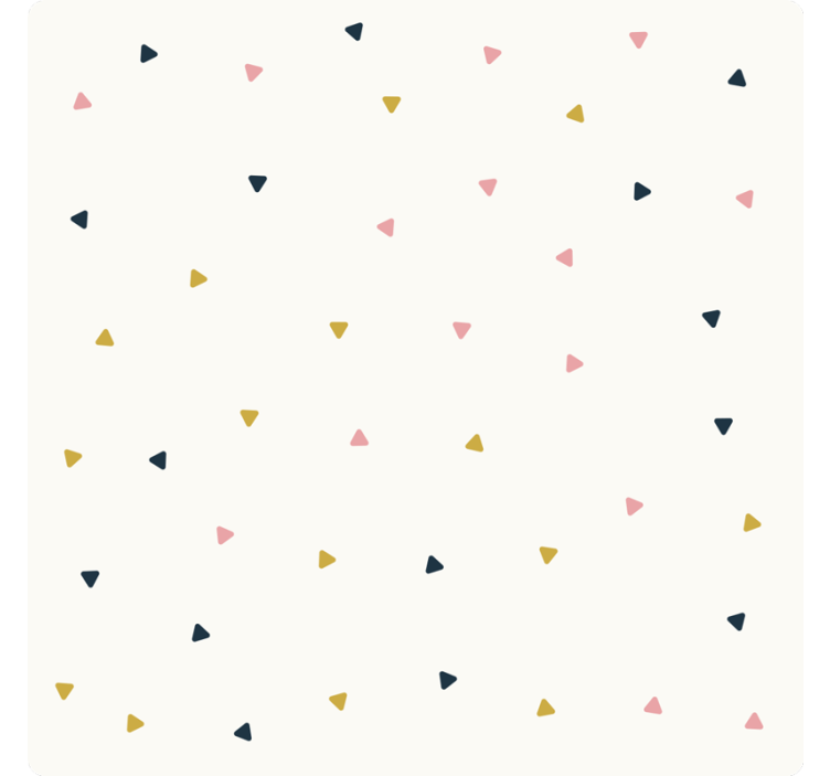 Store enrouleur chambre motif triangles minimalistes - TenStickers