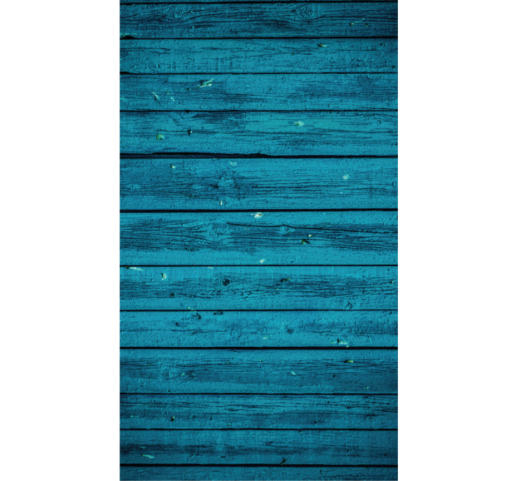 Store enrouleur chambre bois bleu - TenStickers
