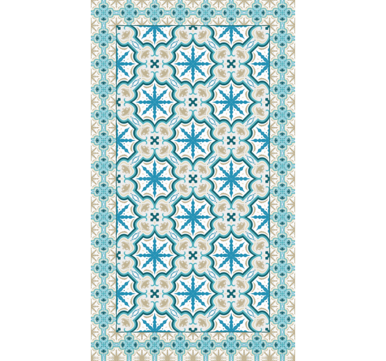 Store enrouleur chambre beija bleu et marron - TenStickers