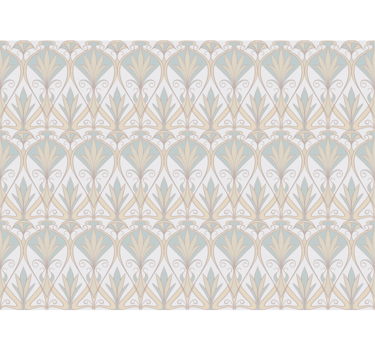 Store enrouleur chambre motif floral rétro botanique - TenStickers