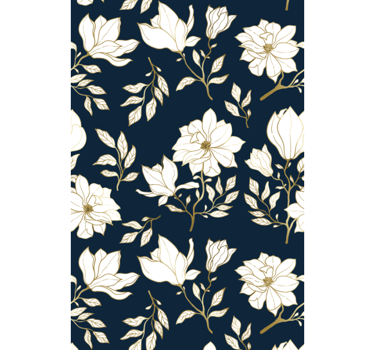 Store enrouleur motif fleur illustration botanique - TenStickers