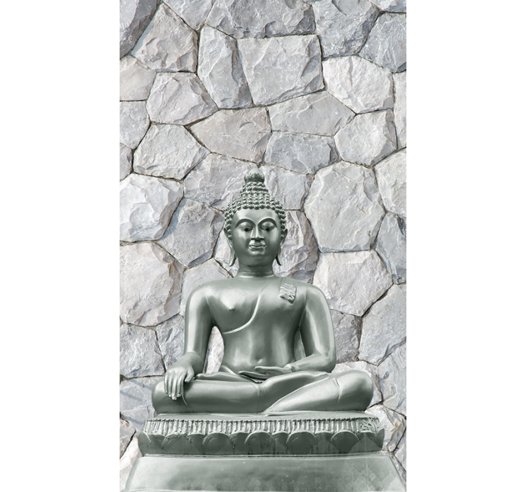 Store bouddha zen effet pierre - TenStickers
