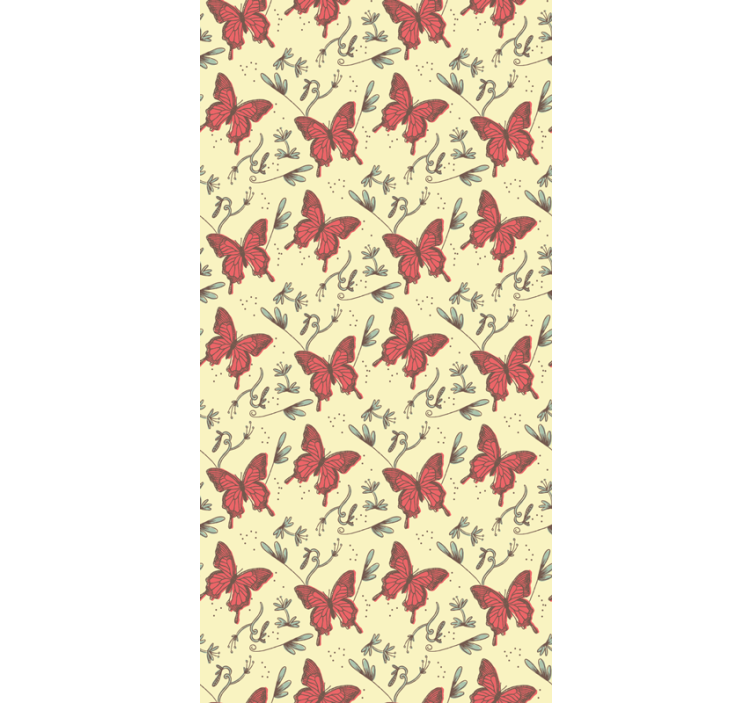 Store enrouleur papillon style jardin - TenStickers