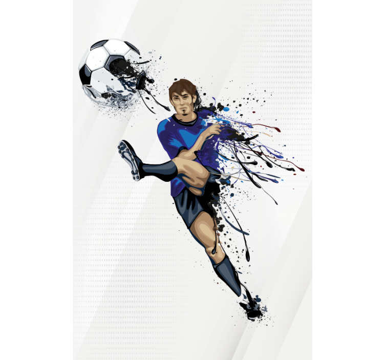 Stores plus de sport Joueur de football - TenStickers