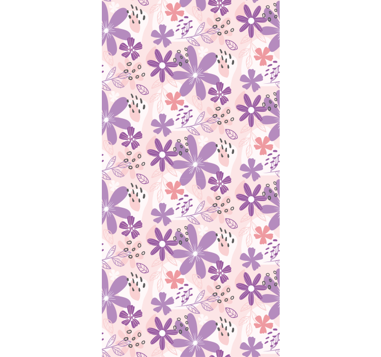 Store enrouleur papillon cascade florale papillon - TenStickers