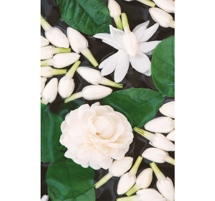 Stores enrouleurs fleurs et plantes composition Élégante - TenStickers