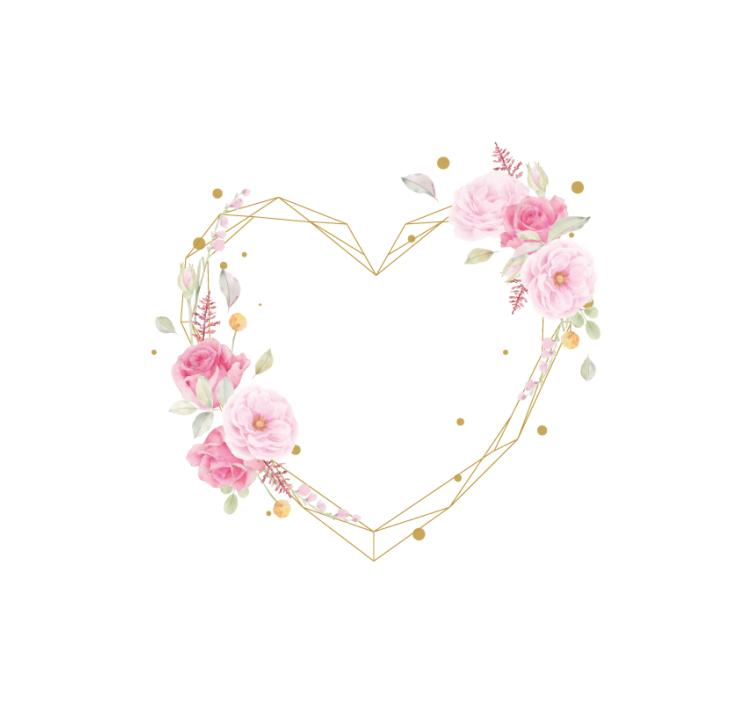 Store enrouleur motif fleur arrangement de coeur - TenStickers