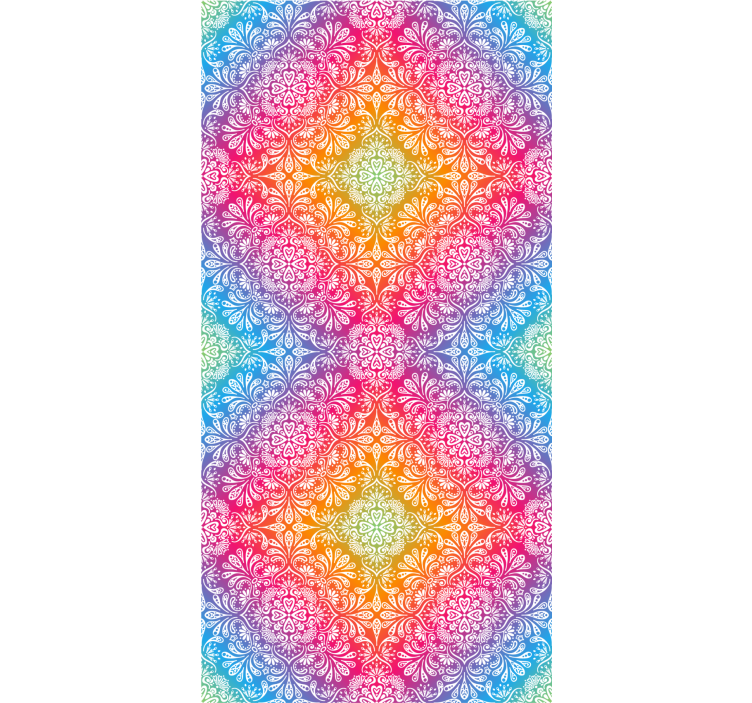 Store enrouleur motif zen mandala coloré - TenStickers