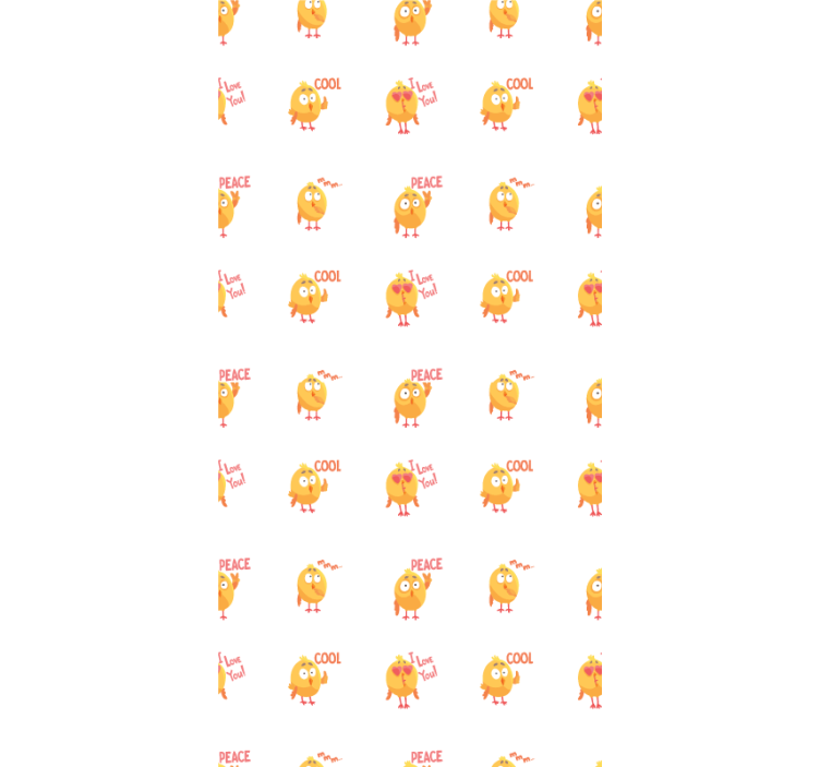 Store enrouleur animaux expressions d'oiseaux mignons - TenStickers