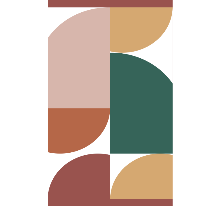 Store enrouleur moderne motifs de cercles géométriques - TenStickers