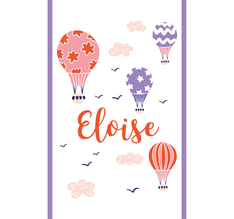 Store enrouleur pour chambre enfant ballons personnalisés - TenStickers