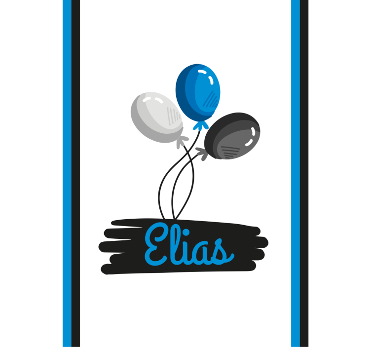 Store enrouleur personnalisé design ballons personnalisé - TenStickers