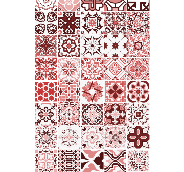 Store enrouleur textures et motifs carreaux géométriques - TenStickers