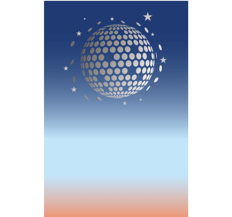 Store enrouleur original vue abstraite de la discothèque - TenStickers