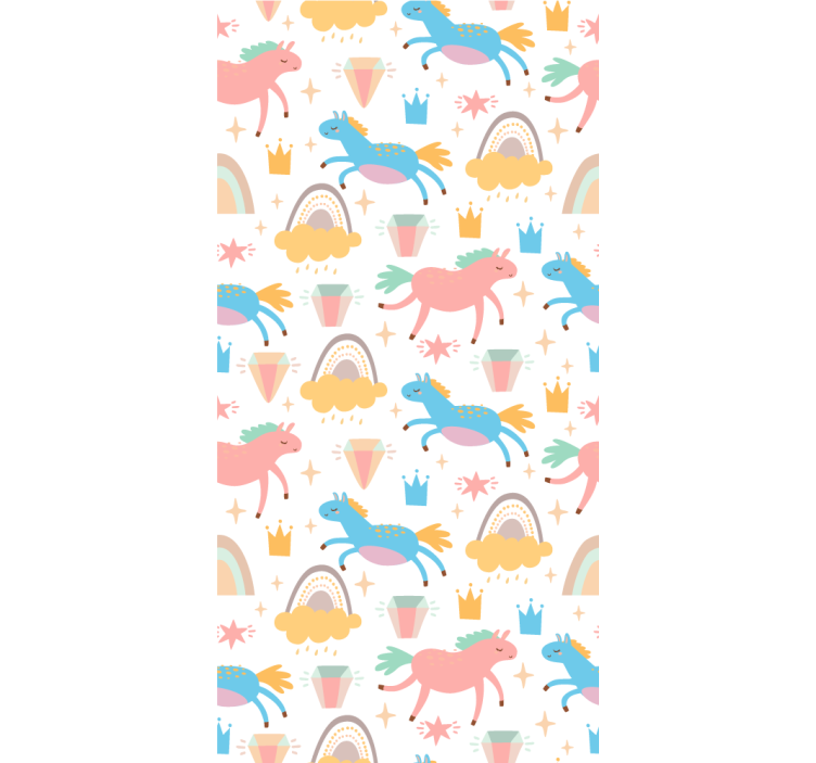 Store enrouleur animaux charmante licorne fantastique - TenStickers