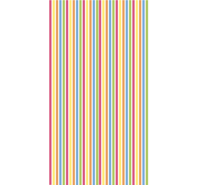 Store enrouleur moderne palette de couleurs rayées - TenStickers
